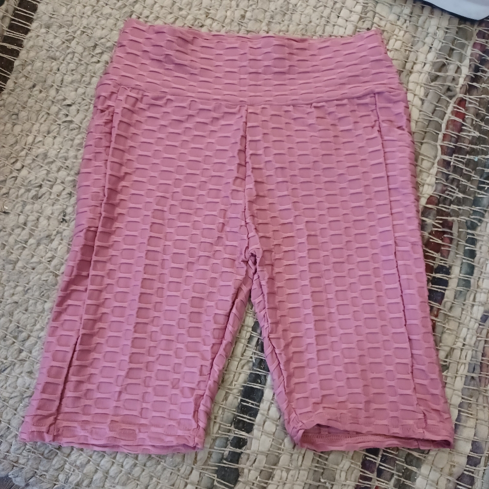Pink Yoga Gym Shorts